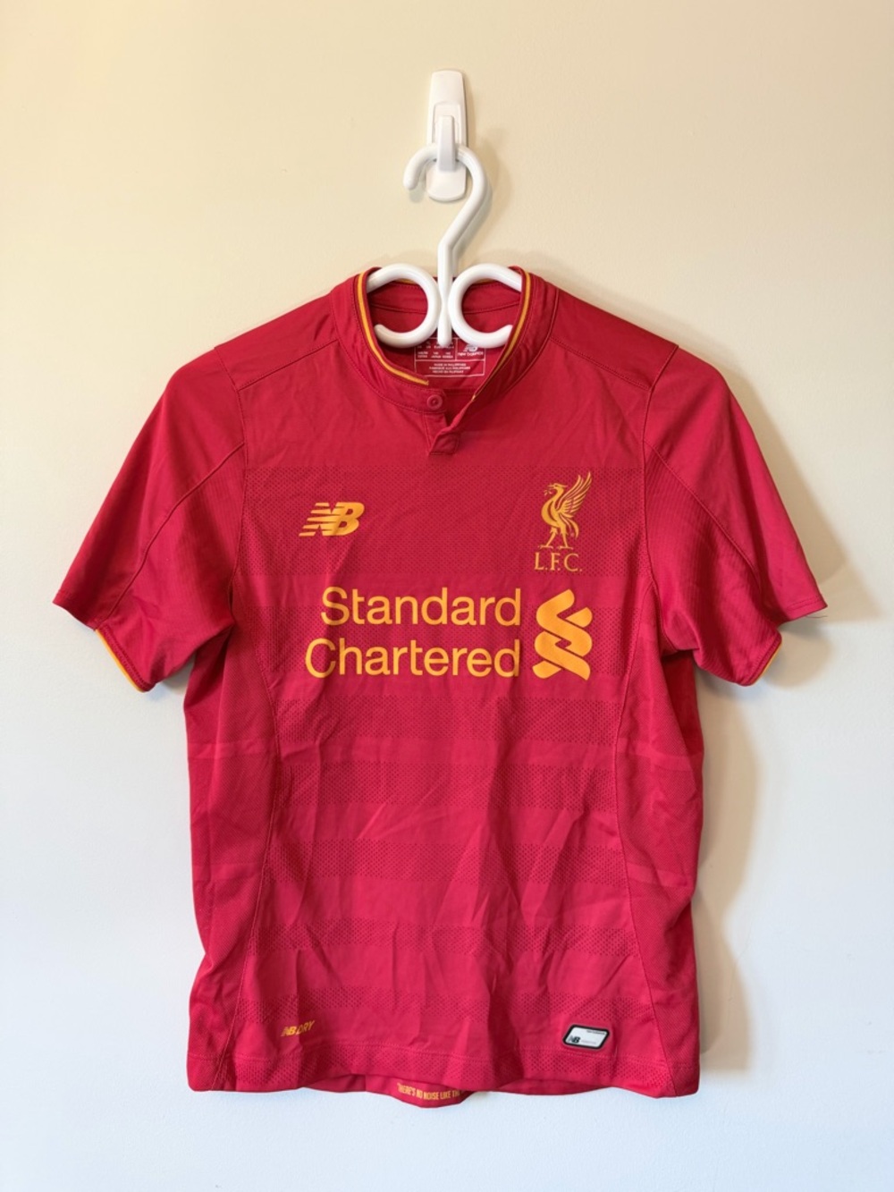 New Balance Red and Yellow Trim Athletic Tee